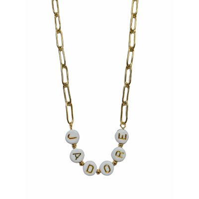 ABC001 Ketting J'adore Parel